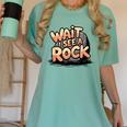 Wait I See A Rock Geology Teacher Women's Comfort Colors T-Shirt Chalky Mint