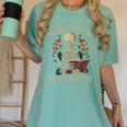 Weird Teachers Build Character Skeleton Book Halloween Women Women's Comfort Colors T-Shirt Chalky Mint