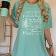 Wellness Wednesday Nurse Counselor Teacher Quotes Women's Comfort Colors T-Shirt Chalky Mint