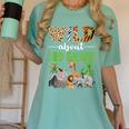 Wild About 3rd Grade Teacher Student Third Grade Zoo Safari Women's Comfort Colors T-Shirt Chalky Mint Wild About 3rd Grade Teacher Student Third Grade Zoo Safari Women's Comfort Colors T-Shirt Chalky Mint
