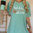 Wild About Teaching School Crew 4th Grade Teacher Squad Women's Comfort Colors T-Shirt Chalky Mint Wild About Teaching School Crew 4th Grade Teacher Squad Women's Comfort Colors T-Shirt Chalky Mint