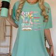 Women Bible Verse Christian Teacher God Says Back To School Women's Comfort Colors T-Shirt Chalky Mint Women Bible Verse Christian Teacher God Says Back To School Women's Comfort Colors T-Shirt Chalky Mint