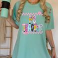 Women PE Teacher Back To School Physical Education Teacher Women's Comfort Colors T-Shirt Chalky Mint