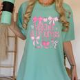 Women Teacher In Progress Coquette Pink Bow Future Teacher Women's Comfort Colors T-Shirt Chalky Mint Women Teacher In Progress Coquette Pink Bow Future Teacher Women's Comfort Colors T-Shirt Chalky Mint