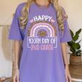 100th Day Of 2nd Grade 100 Days Of School Teacher Women's Comfort Colors T-Shirt Violet