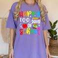 100th Day Of School Teachers Kids Girls Child Happy 100 Days Women's Comfort Colors T-Shirt Violet 100th Day Of School Teachers Kids Girls Child Happy 100 Days Women's Comfort Colors T-Shirt Violet