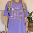 12 Day Of History Teacher Christmas Social Studies Student Women's Comfort Colors T-Shirt Violet