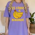 1st Grade Is Bananas Teacher Teaching Back To School Women's Comfort Colors T-Shirt Violet 1st Grade Is Bananas Teacher Teaching Back To School Women's Comfort Colors T-Shirt Violet