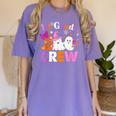 1st Grade Boo Crew First Grade Halloween Costume Teacher Kid Women's Comfort Colors T-Shirt Violet 1st Grade Boo Crew First Grade Halloween Costume Teacher Kid Women's Comfort Colors T-Shirt Violet