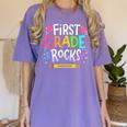 1st Grade Teacher Women's Comfort Colors T-Shirt Violet 1st Grade Teacher Women's Comfort Colors T-Shirt Violet