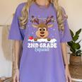 2nd Grade Teacher Christmas Second Grade Squad Reindeer Xmas For Men Women Kids Women's Comfort Colors T-Shirt Violet 2nd Grade Teacher Christmas Second Grade Squad Reindeer Xmas For Men Women Kids Women's Comfort Colors T-Shirt Violet