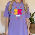 3K Team & Teacher Squad Threes Crew PreK Elementary Team Women's Comfort Colors T-Shirt Violet 3K Team & Teacher Squad Threes Crew PreK Elementary Team Women's Comfort Colors T-Shirt Violet