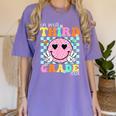 In My 3rd Grade Era Back To School Smile Face Teacher Kid Women's Comfort Colors T-Shirt Violet In My 3rd Grade Era Back To School Smile Face Teacher Kid Women's Comfort Colors T-Shirt Violet