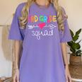3rd Grade Squad Third Teacher Student Team Back To School Women's Comfort Colors T-Shirt Violet 3rd Grade Squad Third Teacher Student Team Back To School Women's Comfort Colors T-Shirt Violet