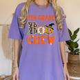 4th Grade Boo Crew Teacher Student Halloween Women's Comfort Colors T-Shirt Violet