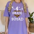 4th Grade Squad Star Team Leopard Teacher Crew Student Men Women Girls Kids Women's Comfort Colors T-Shirt Violet 4th Grade Squad Star Team Leopard Teacher Crew Student Men Women Girls Kids Women's Comfort Colors T-Shirt Violet