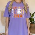 5th Grade Boo Crew Halloween Teachers Students Women's Comfort Colors T-Shirt Violet