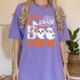 5th Grade Boo Crew Teachers Students Ghost Halloween Women's Comfort Colors T-Shirt Violet