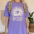 5th Grade Teacher By Day Witch By Night Halloween Women's Comfort Colors T-Shirt Violet 5th Grade Teacher By Day Witch By Night Halloween Women's Comfort Colors T-Shirt Violet