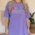 5th Grade Team Like A Normal Team But Much Cooler Teacher Women's Comfort Colors T-Shirt Violet 5th Grade Team Like A Normal Team But Much Cooler Teacher Women's Comfort Colors T-Shirt Violet