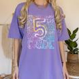 5th Grade Typography Team Fifth Grade Teacher Back To School Women's Comfort Colors T-Shirt Violet