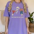 6-7 7-6 George Washington Freedom For Teachers Women's Comfort Colors T-Shirt Violet 6-7 7-6 George Washington Freedom For Teachers Women's Comfort Colors T-Shirt Violet