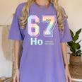 67 Ho Holmium Science Teacher Elements Table Six Seven Meme Women's Comfort Colors T-Shirt Violet 67 Ho Holmium Science Teacher Elements Table Six Seven Meme Women's Comfort Colors T-Shirt Violet