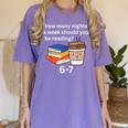 67 Meme English Teacher Reading Book Lover Humor Women's Comfort Colors T-Shirt Violet 67 Meme English Teacher Reading Book Lover Humor Women's Comfort Colors T-Shirt Violet