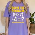 67 Meme Math Teacher School 6-7 Brain Rot Six Seven Women's Comfort Colors T-Shirt Violet 67 Meme Math Teacher School 6-7 Brain Rot Six Seven Women's Comfort Colors T-Shirt Violet