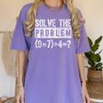 67 Meme PEMDAS Elementary Math Teacher Brain Rot Joke Women's Comfort Colors T-Shirt Violet 67 Meme PEMDAS Elementary Math Teacher Brain Rot Joke Women's Comfort Colors T-Shirt Violet