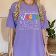 67 Meme Square Root 4489 Slang Six Seven Math Teacher Women's Comfort Colors T-Shirt Violet
