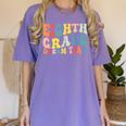 8th Grade Dream Team Teachers Boys Kids Retro Back To School Women's Comfort Colors T-Shirt Violet 8th Grade Dream Team Teachers Boys Kids Retro Back To School Women's Comfort Colors T-Shirt Violet