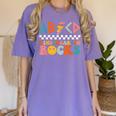 ABCD Kindergarten Rocks Back To School Teacher Kindergarten Women's Comfort Colors T-Shirt Violet