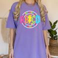 ABCD Kindergarten Rocks Back To School Teachers Students Women's Comfort Colors T-Shirt Violet ABCD Kindergarten Rocks Back To School Teachers Students Women's Comfort Colors T-Shirt Violet