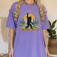 Adventure Awaits Bigfoot Teacher Kindergarten Back To School Women's Comfort Colors T-Shirt Violet Adventure Awaits Bigfoot Teacher Kindergarten Back To School Women's Comfort Colors T-Shirt Violet