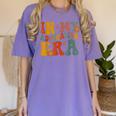 In My Advocating Era Advocate Autism Awareness Sped Teacher Men Women Kids Women's Comfort Colors T-Shirt Violet