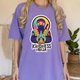 Anti Bullying Kindness Ninja School Teacher Student Women's Comfort Colors T-Shirt Violet