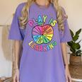 Apple Retro Play Is Learning Kindergarten Teacher Daycare Women's Comfort Colors T-Shirt Violet