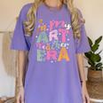 In My Art Teacher Era Teaching Future Artist Back To School Women's Comfort Colors T-Shirt Violet In My Art Teacher Era Teaching Future Artist Back To School Women's Comfort Colors T-Shirt Violet