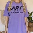 Art Teacher Women's Comfort Colors T-Shirt Violet Art Teacher Women's Comfort Colors T-Shirt Violet