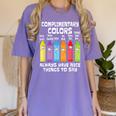 Artist Art Teacher School Artist Joke Women's Comfort Colors T-Shirt Violet Artist Art Teacher School Artist Joke Women's Comfort Colors T-Shirt Violet