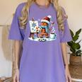 Artist Gingerbread Painter Art Teacher Student Christmas Women's Comfort Colors T-Shirt Violet Artist Gingerbread Painter Art Teacher Student Christmas Women's Comfort Colors T-Shirt Violet