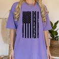 ASL Flag Sign Language Deaf ASL Teacher For Men Women Women's Comfort Colors T-Shirt Violet ASL Flag Sign Language Deaf ASL Teacher For Men Women Women's Comfort Colors T-Shirt Violet