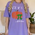 I Ate Some Pumpkin Pi Pie Math Teacher Halloween For Men Women Kids Women's Comfort Colors T-Shirt Violet I Ate Some Pumpkin Pi Pie Math Teacher Halloween For Men Women Kids Women's Comfort Colors T-Shirt Violet