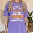 Auto Mechanic Teacher Car Repair Auto Mechanic Women's Comfort Colors T-Shirt Violet