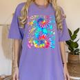 Back To School Eighth 8th Grade Tie Dye Typography Teacher Women's Comfort Colors T-Shirt Violet Back To School Eighth 8th Grade Tie Dye Typography Teacher Women's Comfort Colors T-Shirt Violet
