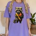 Back To School Raccoon Teachers Student Kids Women's Comfort Colors T-Shirt Violet Back To School Raccoon Teachers Student Kids Women's Comfort Colors T-Shirt Violet