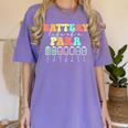 Battery Life Of A Para SPED Parapro Teacher Squad Women's Comfort Colors T-Shirt Violet Battery Life Of A Para SPED Parapro Teacher Squad Women's Comfort Colors T-Shirt Violet