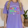 Battery Life Of A School Teacher Monday To Friday For Men Women Women's Comfort Colors T-Shirt Violet Battery Life Of A School Teacher Monday To Friday For Men Women Women's Comfort Colors T-Shirt Violet