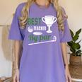 Best Teacher By Par Golf Golfer Women's Comfort Colors T-Shirt Violet Best Teacher By Par Golf Golfer Women's Comfort Colors T-Shirt Violet